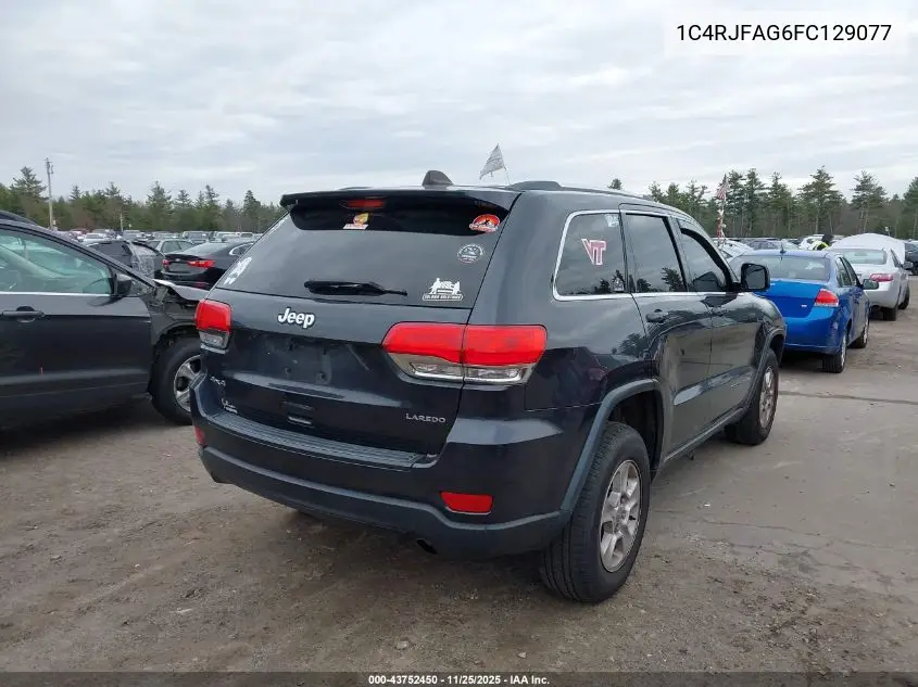1C4RJFAG6FC129077 2015 Jeep Grand Cherokee Laredo