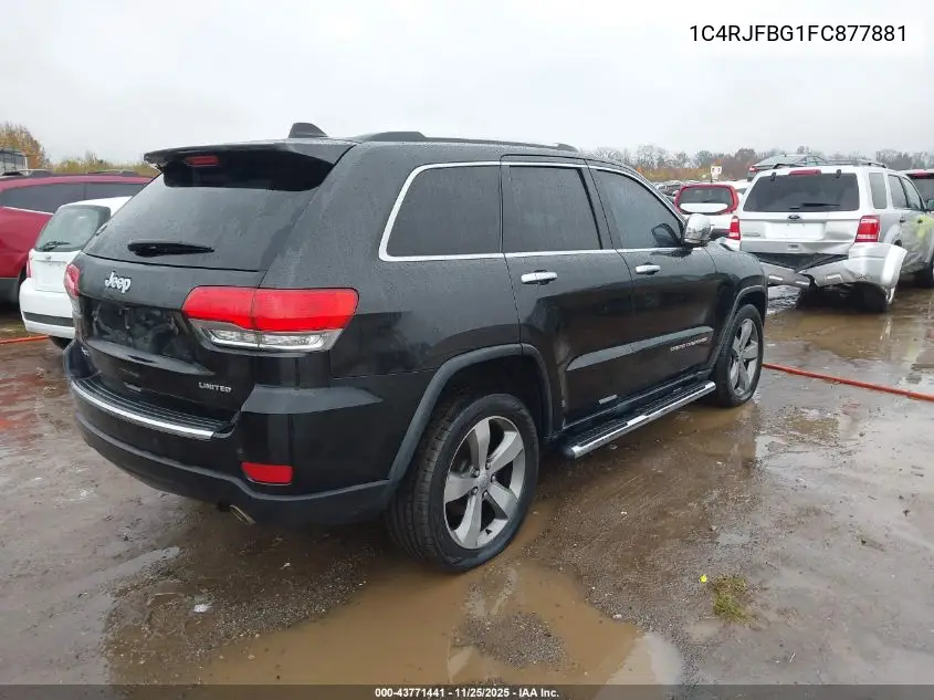 1C4RJFBG1FC877881 2015 Jeep Grand Cherokee Limited