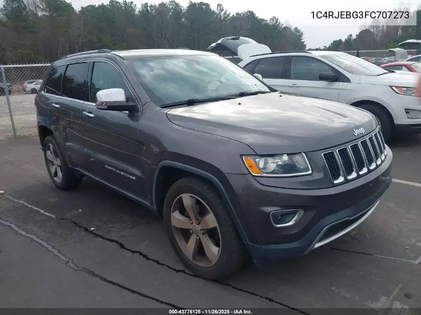 1C4RJEBG3FC707273 2015 Jeep Grand Cherokee Limited