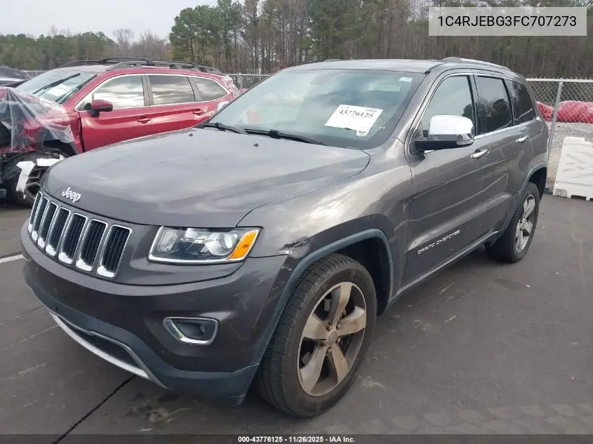 1C4RJEBG3FC707273 2015 Jeep Grand Cherokee Limited