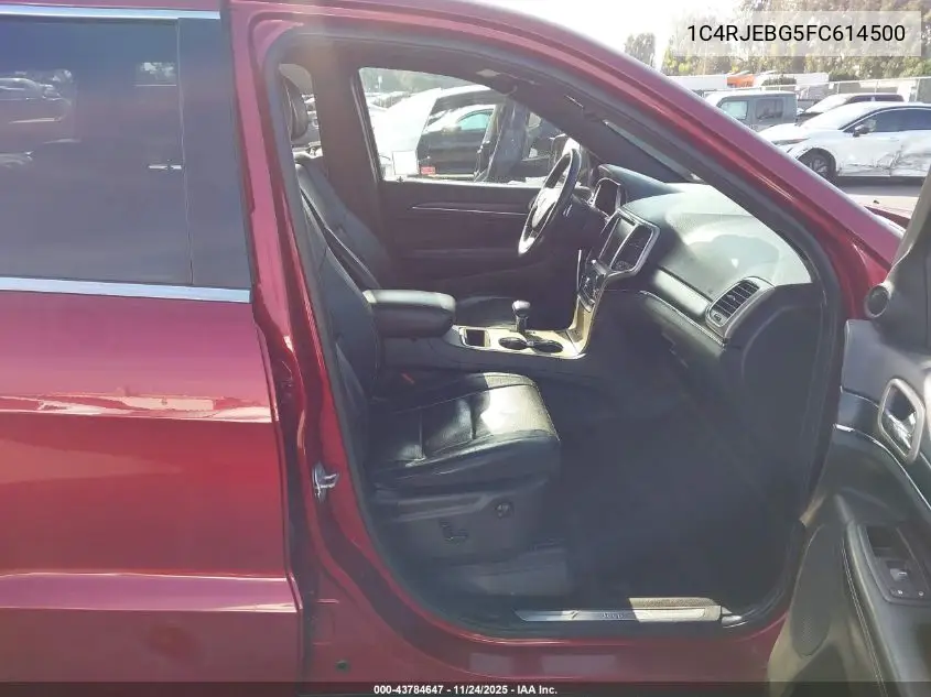 1C4RJEBG5FC614500 2015 Jeep Grand Cherokee Limited
