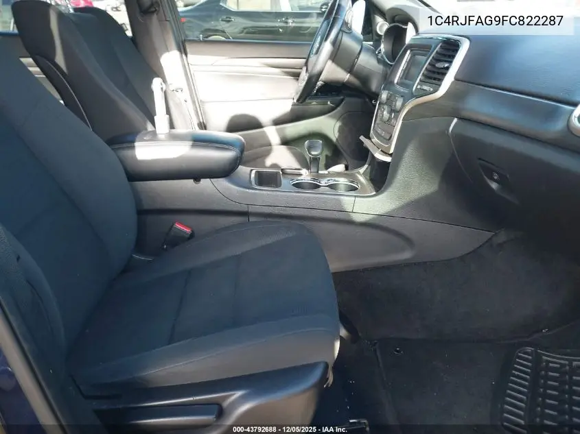 1C4RJFAG9FC822287 2015 Jeep Grand Cherokee Laredo