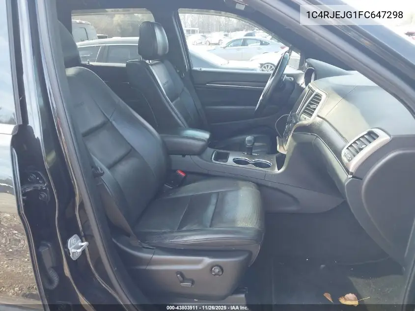 1C4RJEJG1FC647298 2015 Jeep Grand Cherokee Summit