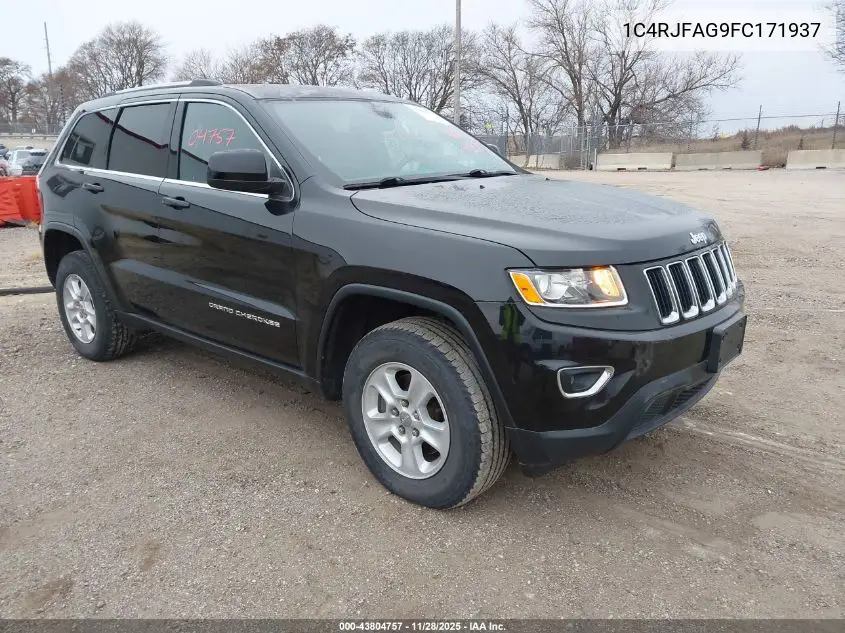 1C4RJFAG9FC171937 2015 Jeep Grand Cherokee Laredo