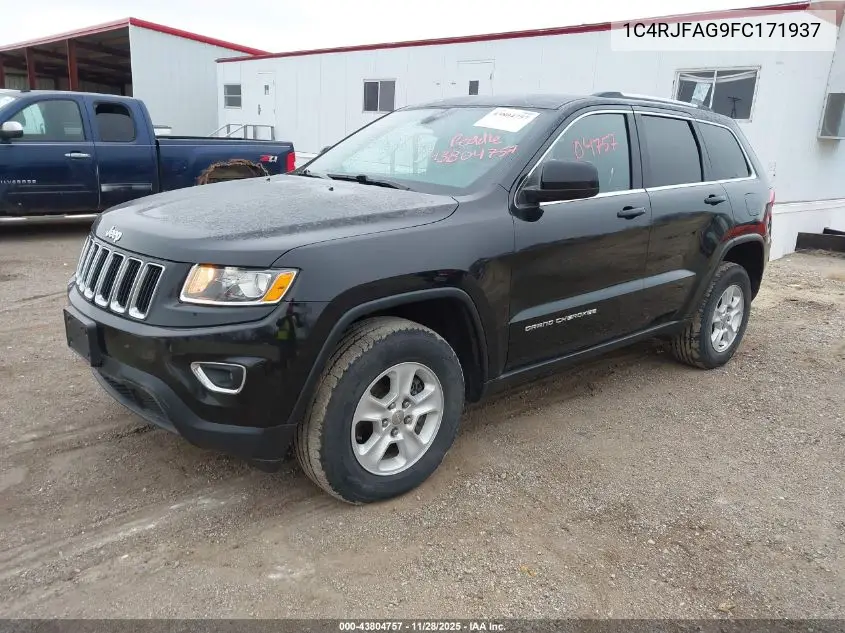 1C4RJFAG9FC171937 2015 Jeep Grand Cherokee Laredo