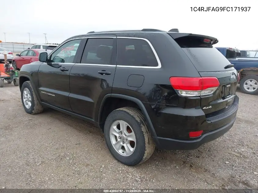 1C4RJFAG9FC171937 2015 Jeep Grand Cherokee Laredo