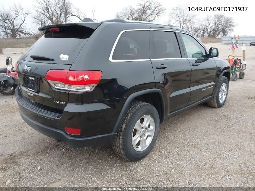 1C4RJFAG9FC171937 2015 Jeep Grand Cherokee Laredo