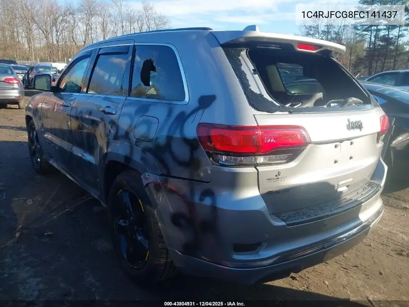 1C4RJFCG8FC141437 2015 Jeep Grand Cherokee High Altitude
