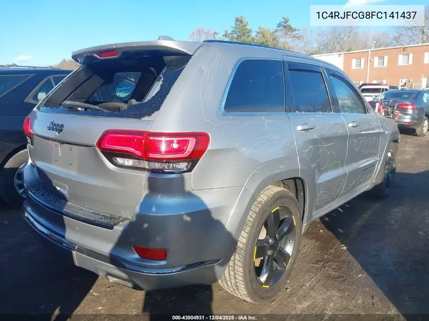 1C4RJFCG8FC141437 2015 Jeep Grand Cherokee High Altitude