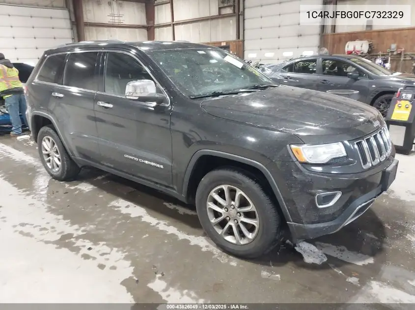 1C4RJFBG0FC732329 2015 Jeep Grand Cherokee Limited