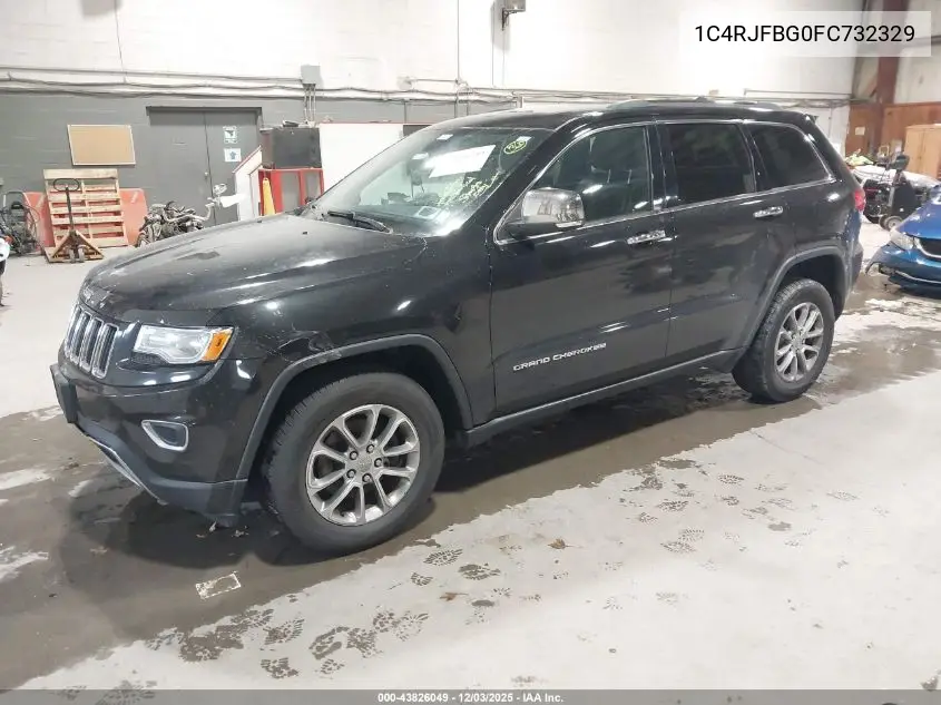 1C4RJFBG0FC732329 2015 Jeep Grand Cherokee Limited
