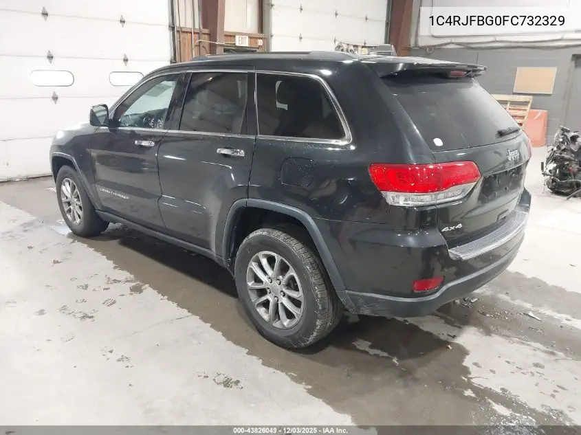 1C4RJFBG0FC732329 2015 Jeep Grand Cherokee Limited