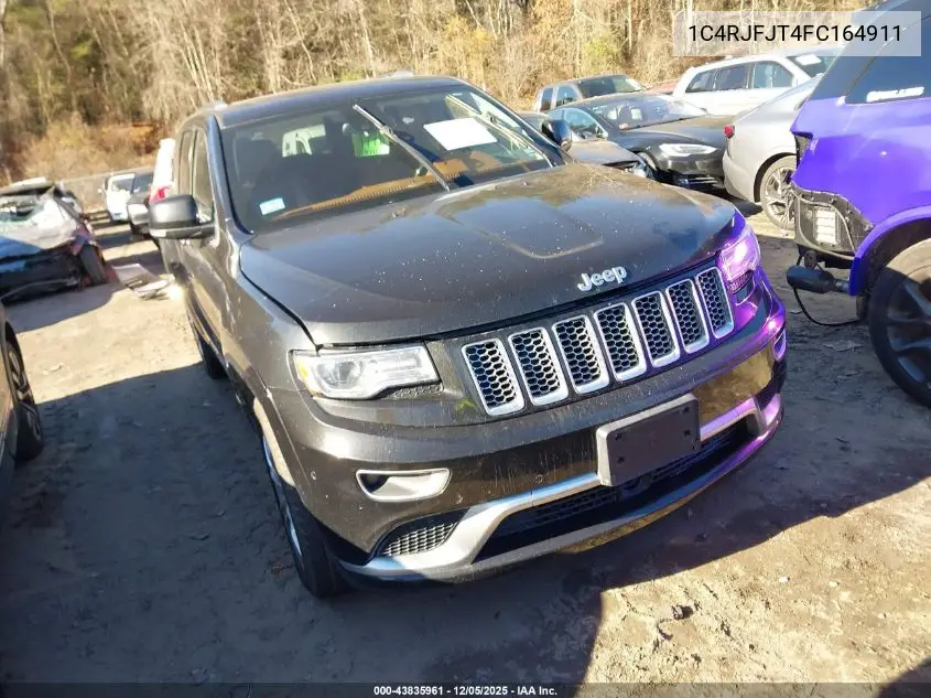1C4RJFJT4FC164911 2015 Jeep Grand Cherokee Summit