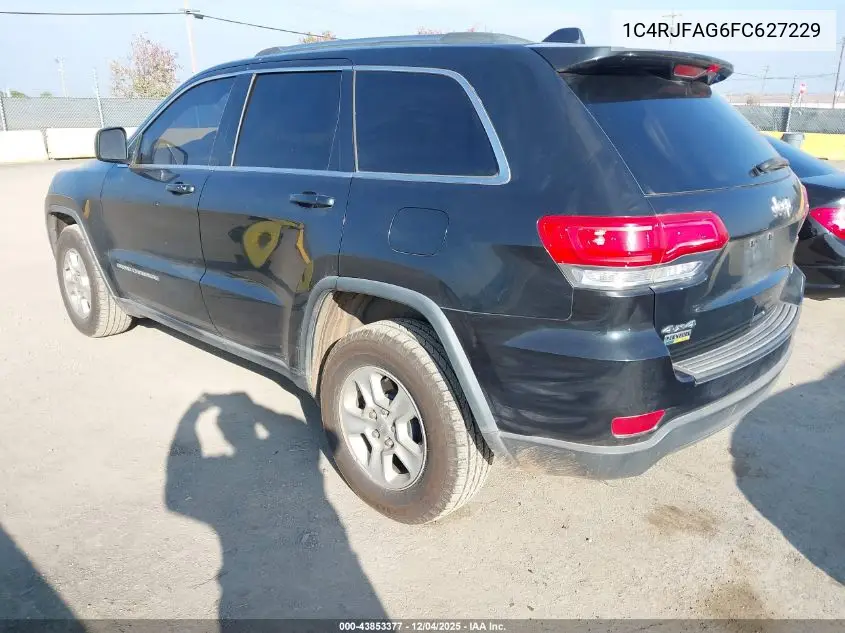 1C4RJFAG6FC627229 2015 Jeep Grand Cherokee Laredo