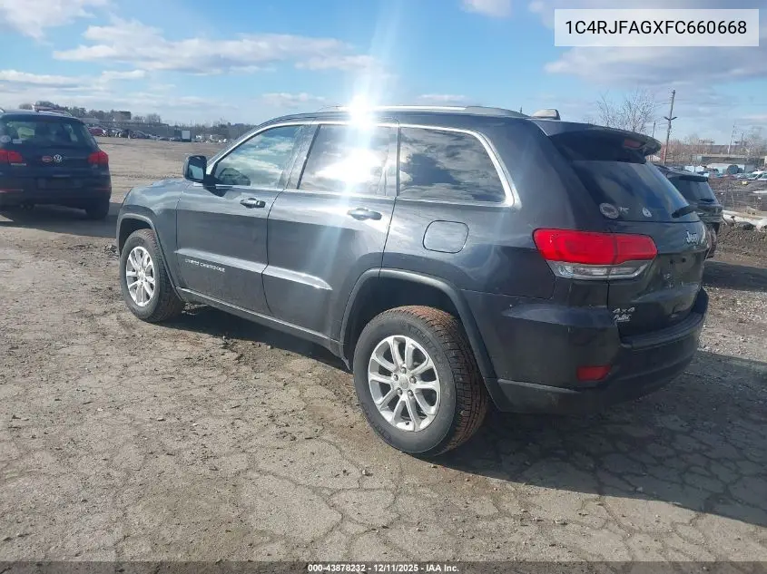 1C4RJFAGXFC660668 2015 Jeep Grand Cherokee Laredo