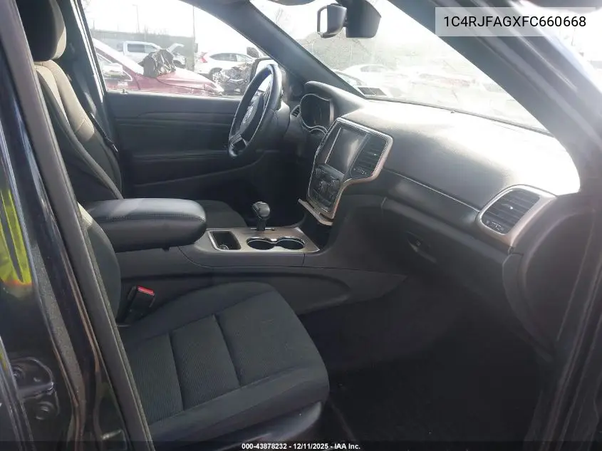 1C4RJFAGXFC660668 2015 Jeep Grand Cherokee Laredo