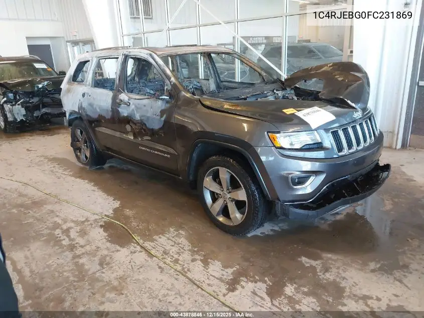 1C4RJEBG0FC231869 2015 Jeep Grand Cherokee Limited