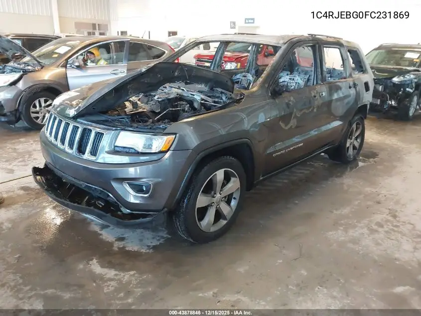 1C4RJEBG0FC231869 2015 Jeep Grand Cherokee Limited