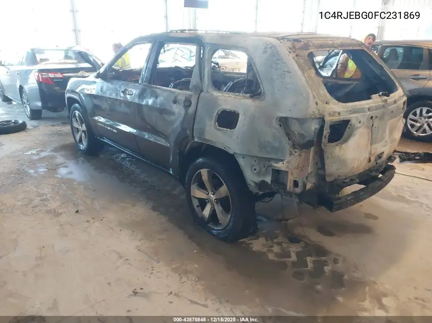 1C4RJEBG0FC231869 2015 Jeep Grand Cherokee Limited