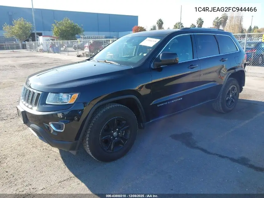 1C4RJEAG2FC944466 2015 Jeep Grand Cherokee Laredo