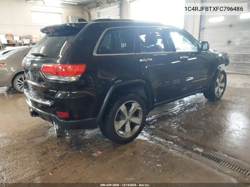 1C4RJFBTXFC796486 2015 Jeep Grand Cherokee Limited