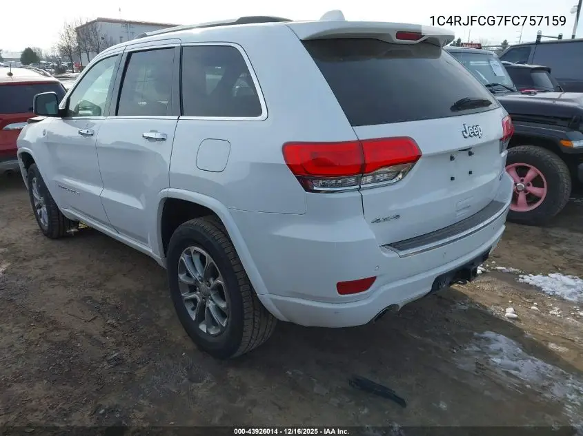 1C4RJFCG7FC757159 2015 Jeep Grand Cherokee Overland