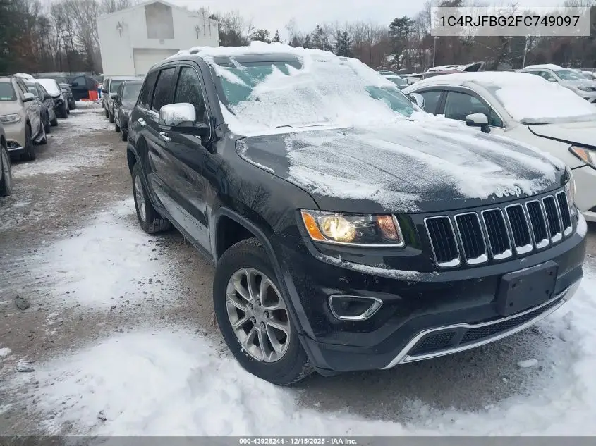 1C4RJFBG2FC749097 2015 Jeep Grand Cherokee Limited