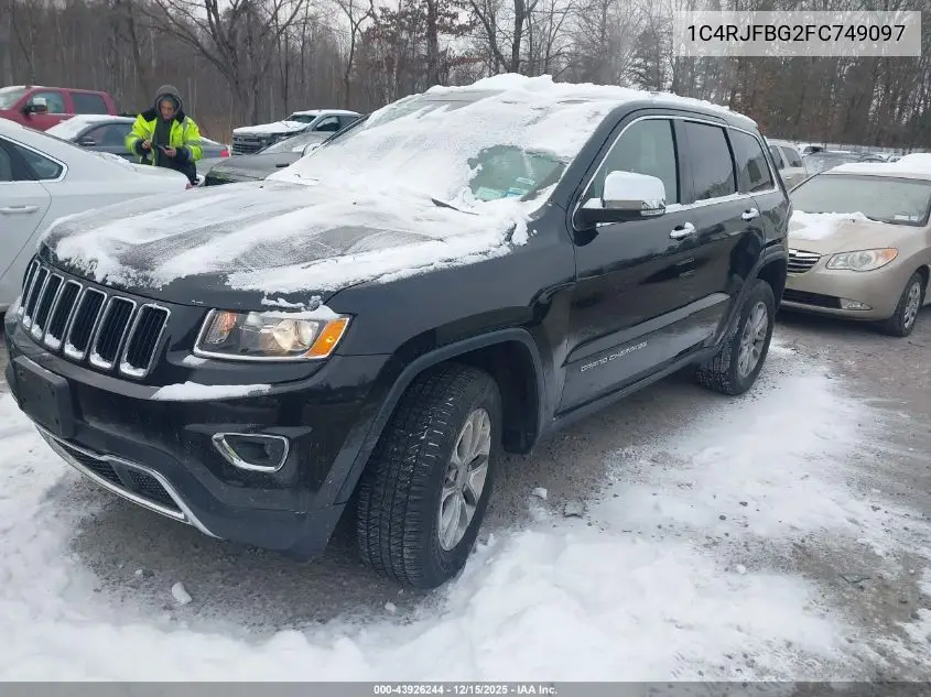 1C4RJFBG2FC749097 2015 Jeep Grand Cherokee Limited