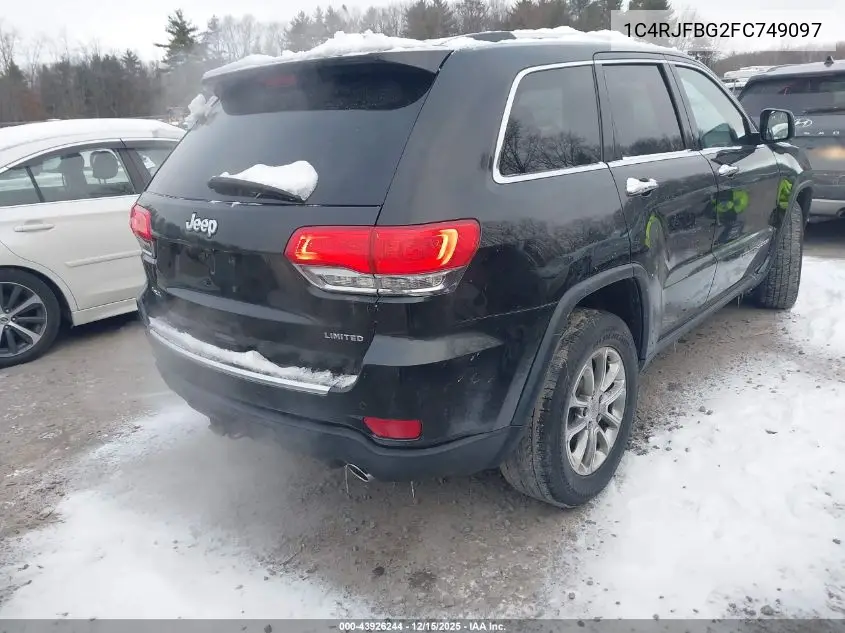 1C4RJFBG2FC749097 2015 Jeep Grand Cherokee Limited