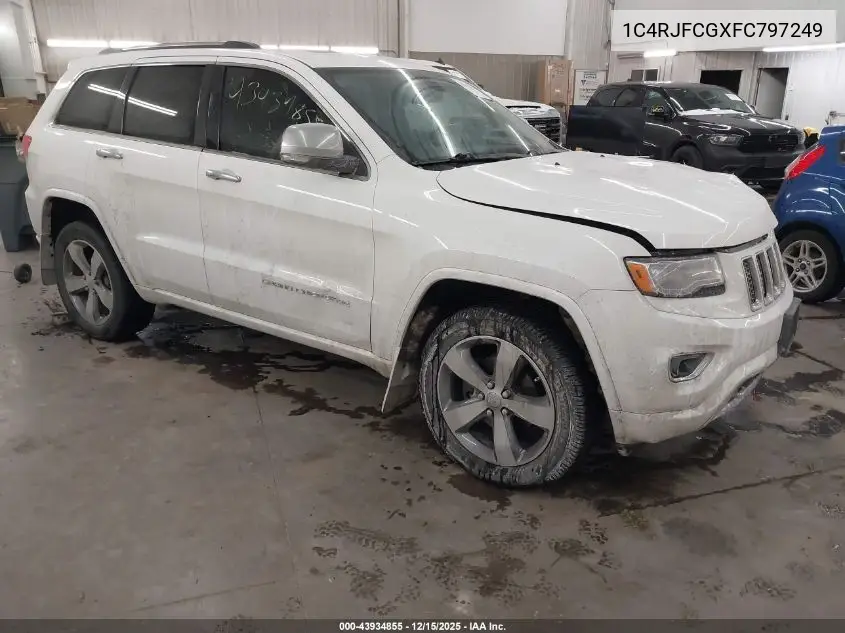 1C4RJFCGXFC797249 2015 Jeep Grand Cherokee Overland