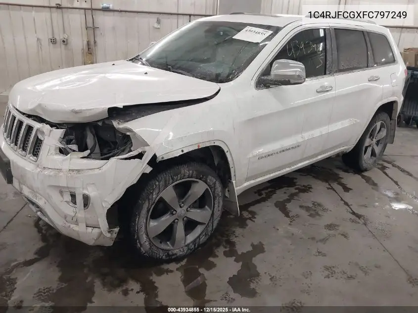 1C4RJFCGXFC797249 2015 Jeep Grand Cherokee Overland