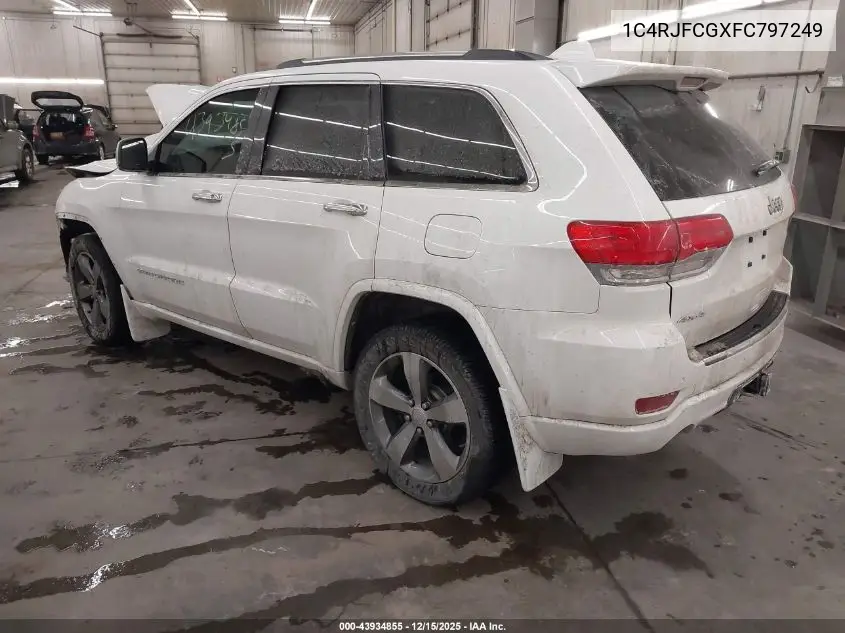 1C4RJFCGXFC797249 2015 Jeep Grand Cherokee Overland