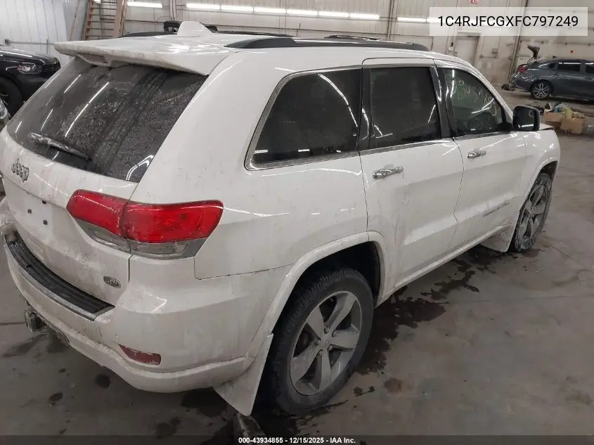 1C4RJFCGXFC797249 2015 Jeep Grand Cherokee Overland