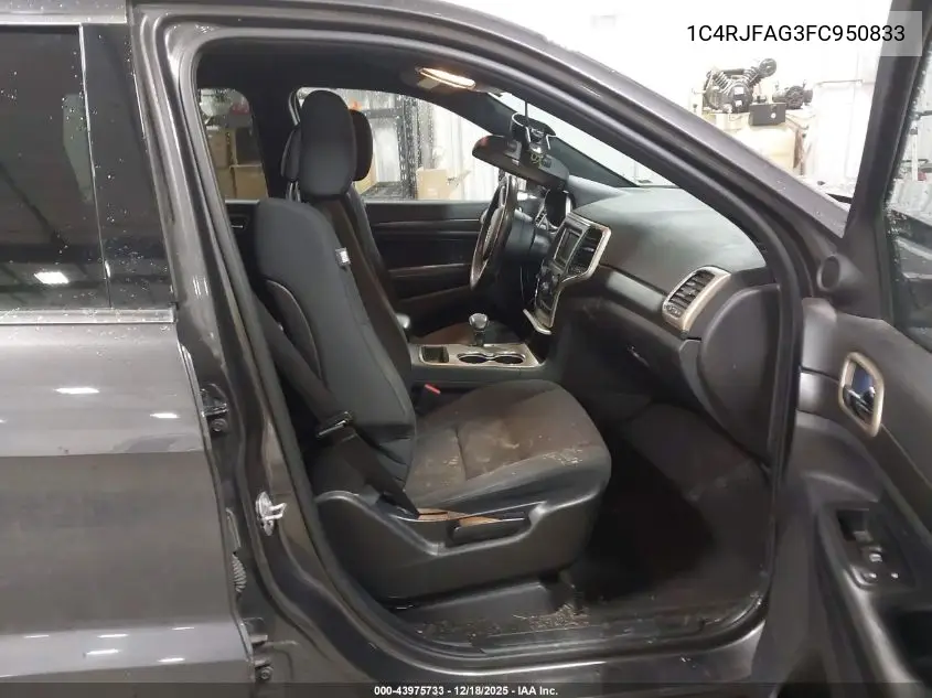 1C4RJFAG3FC950833 2015 Jeep Grand Cherokee Laredo
