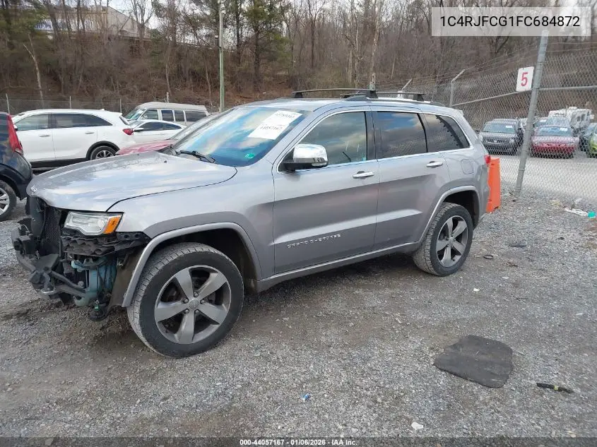 1C4RJFCG1FC684872 2015 Jeep Grand Cherokee Overland