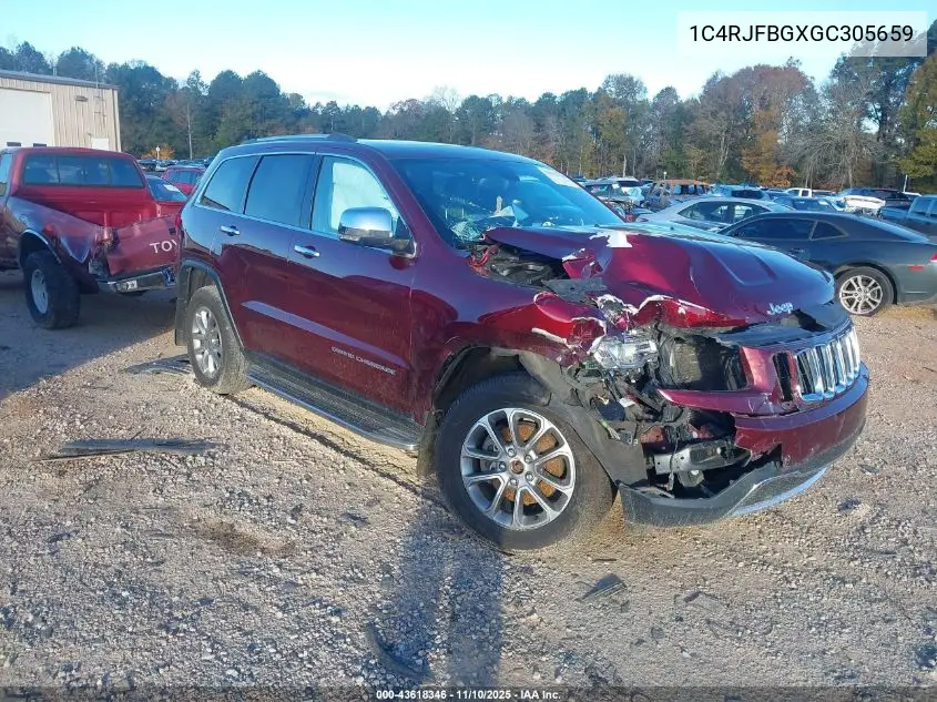 1C4RJFBGXGC305659 2016 Jeep Grand Cherokee Limited