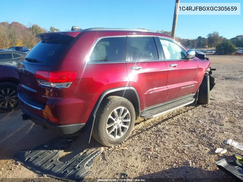 1C4RJFBGXGC305659 2016 Jeep Grand Cherokee Limited