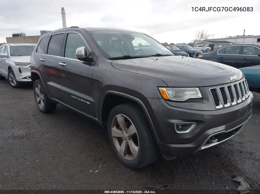 1C4RJFCG7GC496083 2016 Jeep Grand Cherokee Overland