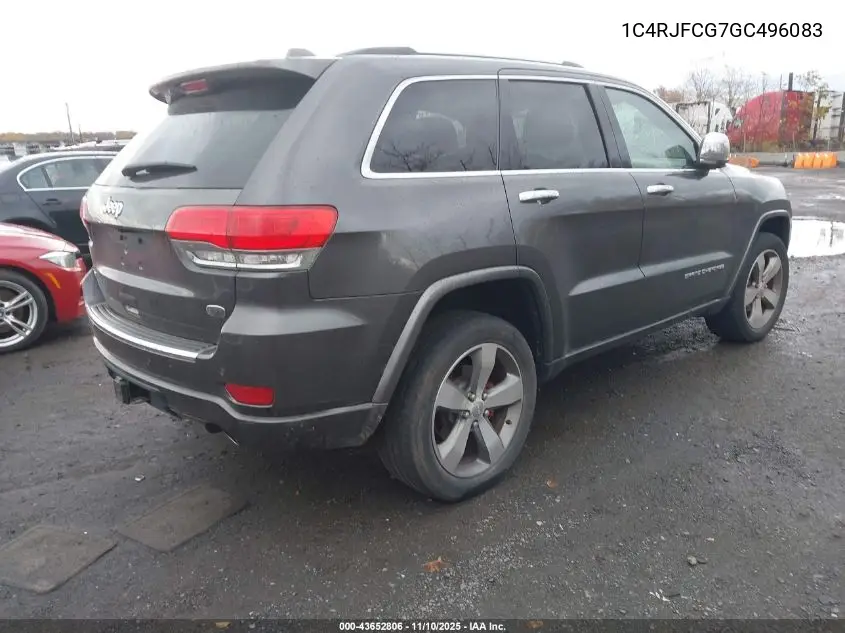 1C4RJFCG7GC496083 2016 Jeep Grand Cherokee Overland