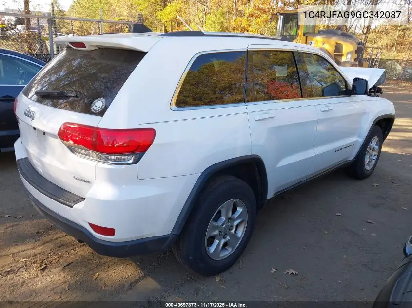 1C4RJFAG9GC342087 2016 Jeep Grand Cherokee Laredo