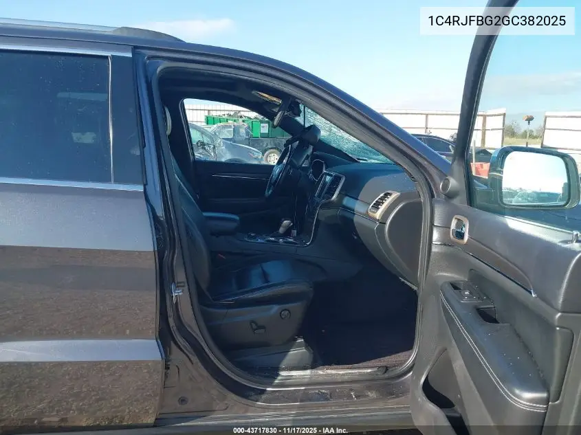 1C4RJFBG2GC382025 2016 Jeep Grand Cherokee Limited