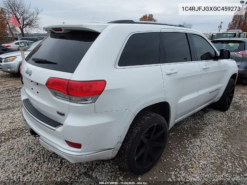 1C4RJFJGXGC459273 2016 Jeep Grand Cherokee Summit