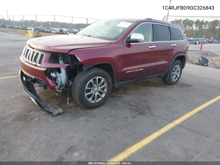 1C4RJFBG9GC326843 2016 Jeep Grand Cherokee Limited