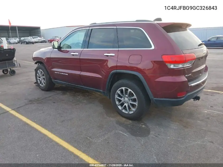 1C4RJFBG9GC326843 2016 Jeep Grand Cherokee Limited