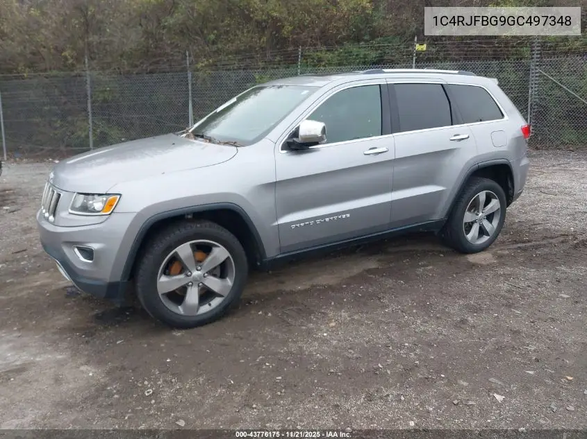 1C4RJFBG9GC497348 2016 Jeep Grand Cherokee Limited