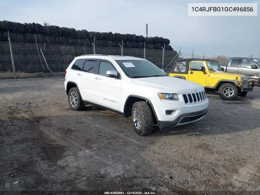 1C4RJFBG1GC496856 2016 Jeep Grand Cherokee Limited