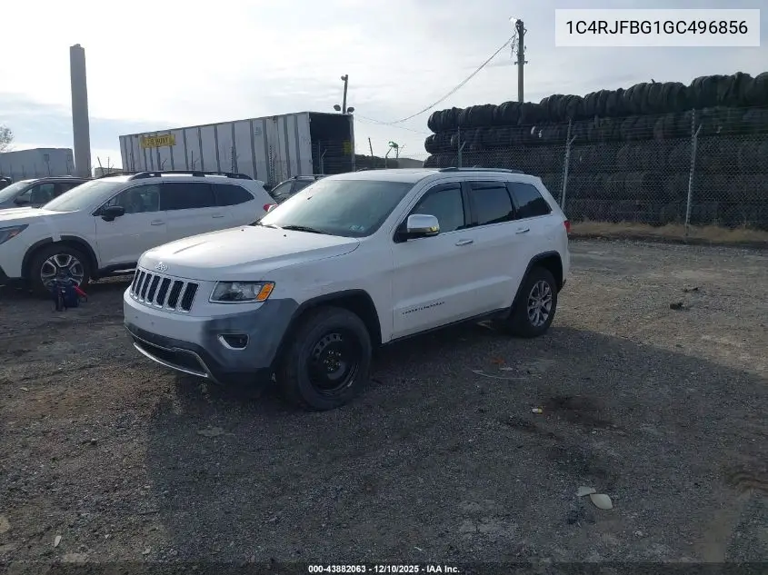 1C4RJFBG1GC496856 2016 Jeep Grand Cherokee Limited
