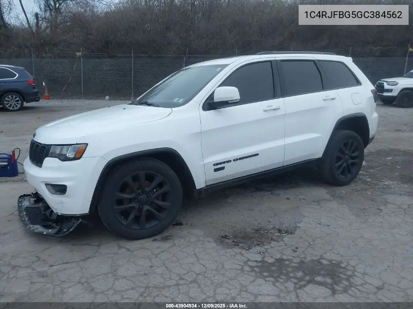 1C4RJFBG5GC384562 2016 Jeep Grand Cherokee Limited 75Th Anniversary