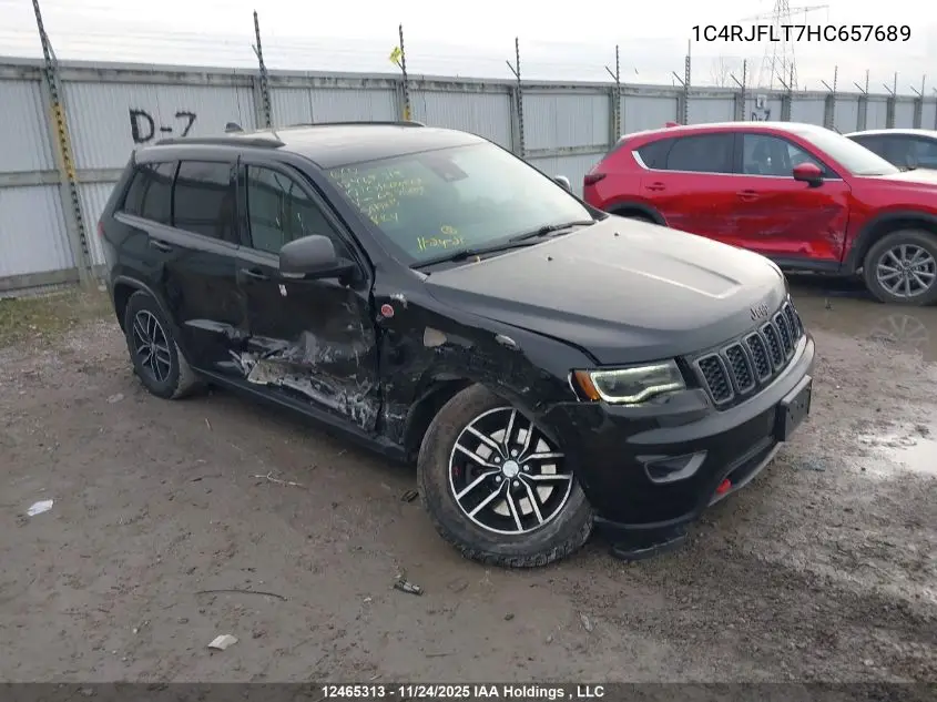 1C4RJFLT7HC657689 2017 Jeep Grand Cherokee Trailhawk