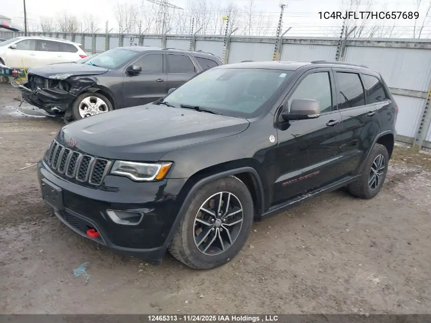 1C4RJFLT7HC657689 2017 Jeep Grand Cherokee Trailhawk